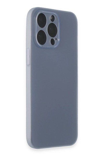 Mey İthalat®  iPhone 15 Pro Kılıf Puma Silikon - Mavi