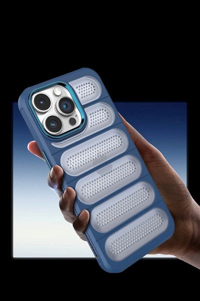 Mey İthalat®  iPhone 15 Pro Max Kılıf Airmax Silikon Kapak - Koyu Yeşil