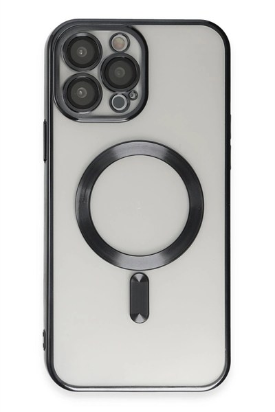 Mey İthalat®  iPhone 15 Pro Max Kılıf Kross Magneticsafe Kapak - Siyah