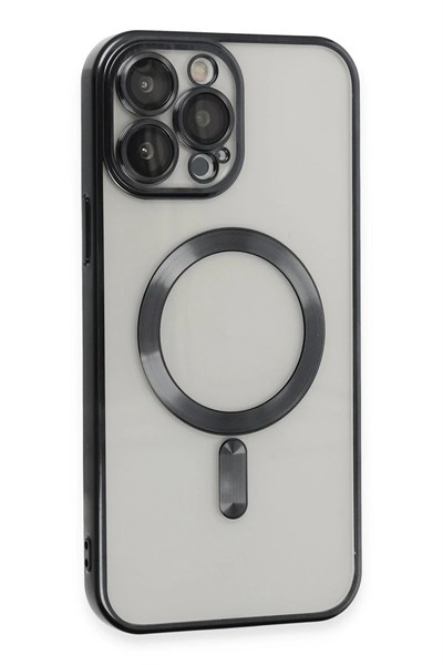 Mey İthalat®  iPhone 15 Pro Max Kılıf Kross Magneticsafe Kapak - Siyah