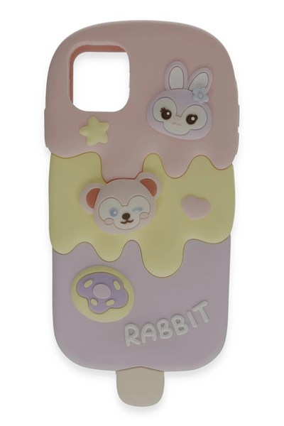 Mey İthalat®  iPhone 15 Pro Max Kılıf Poky Karakter Silikon Kapak - Desen 11