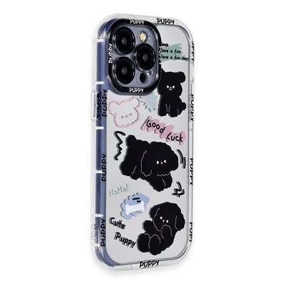 Mey İthalat®  iPhone 15 Pro Max Kılıf Reflexion Desenli Kapak - Desen 5