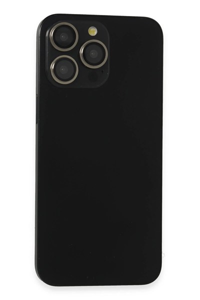 Mey İthalat®  iPhone 15 Pro Max PVD Metal Kamera Lens - Gümüş