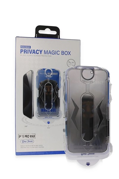 Mey İthalat®  iPhone 15 Pro Max Vanessa Magic Hayalet Cam