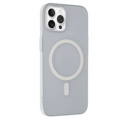 Mey İthalat®  iPhone 15 Pro Tuna PC Slim Magsafe Kapak - Şeffaf