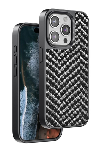 Mey İthalat®  iPhone 15 Pro Viper Kapak - Siyah