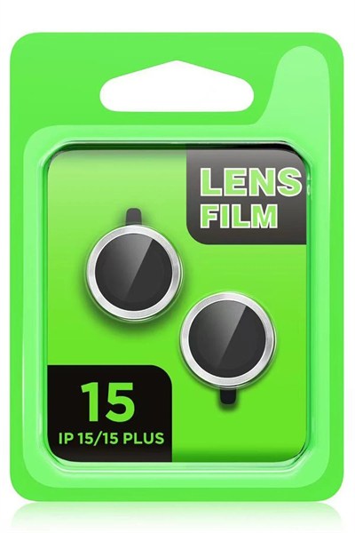 Mey İthalat®  iPhone 15 Raze Metal Kamera Lens - Sarı