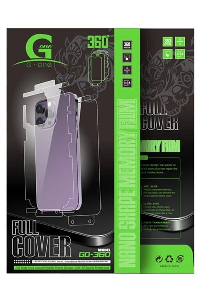 Mey İthalat®  iPhone 16 360 Full Body Arka Koruyucu