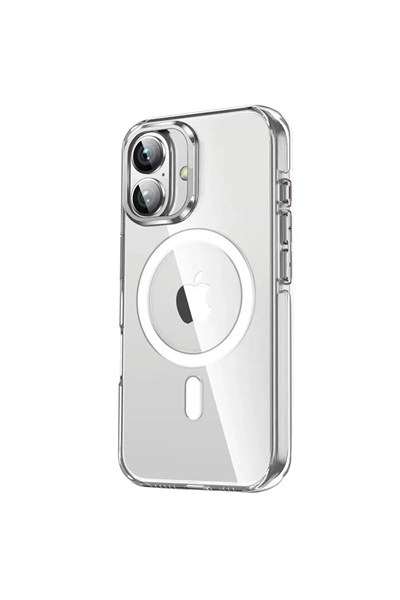 Mey İthalat®  iPhone 16 Crystal Magsafe Kapak - Şeffaf