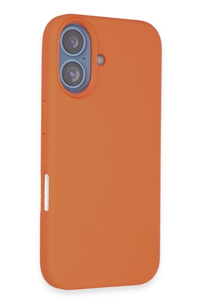 Mey İthalat®  iPhone 16 Home Magsafe Kapak - Turuncu