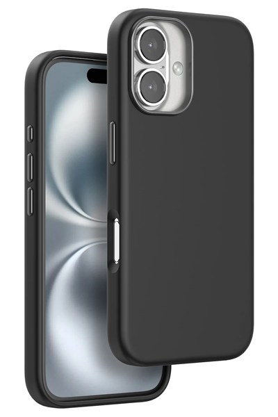Mey İthalat®  iPhone 16 Jinta Magsafe Kapak - Siyah