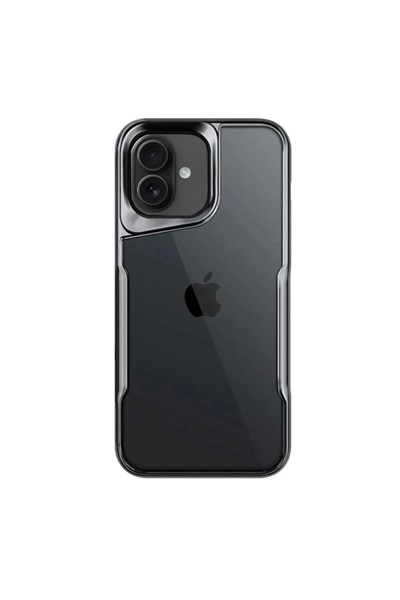 Mey İthalat®  iPhone 16 Kılıf Boyi Silikon Kapak - Titan Gri