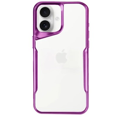 Mey İthalat®  iPhone 16 Kılıf Boyi Silikon Kapak - Pembe