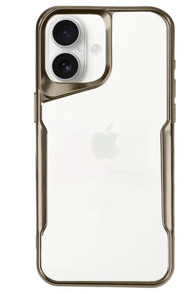 Mey İthalat®  iPhone 16 Kılıf Boyi Silikon Kapak - Desert