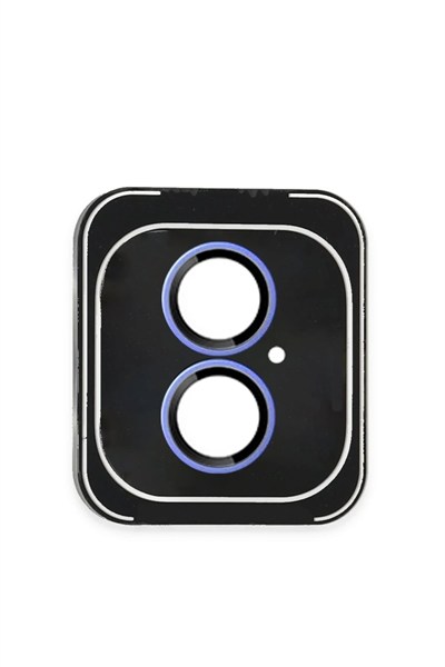 Mey İthalat®  iPhone 16 PVD Metal Kamera Lens - Mavi