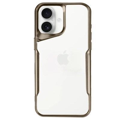 Mey İthalat®  iPhone 16 Plus Kılıf Boyi Silikon Kapak - Desert