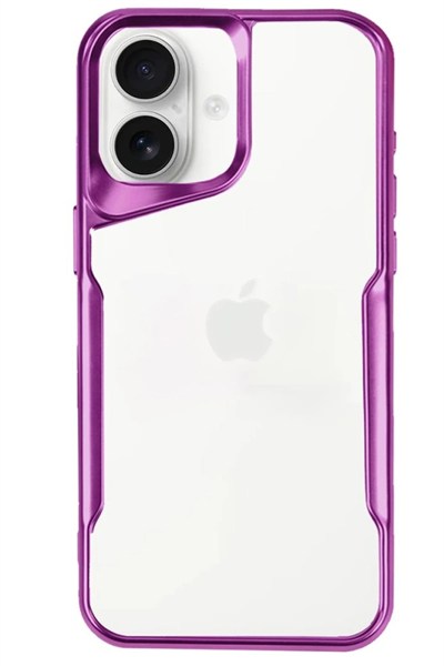Mey İthalat®  iPhone 16 Plus Kılıf Boyi Silikon Kapak - Pembe