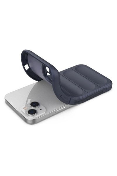 Mey İthalat®  iPhone 16 Plus Kılıf Optimum Silikon - Lacivert