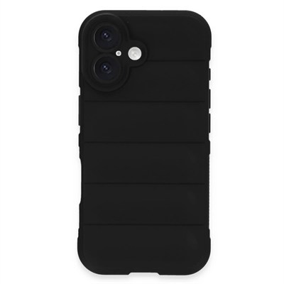 Mey İthalat®  iPhone 16 Plus Kılıf Optimum Silikon - Siyah