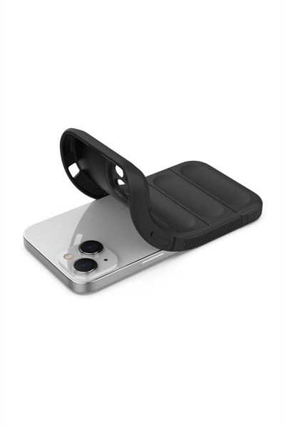 Mey İthalat®  iPhone 16 Plus Kılıf Optimum Silikon - Siyah
