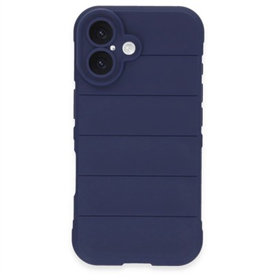 Mey İthalat®  iPhone 16 Plus Kılıf Optimum Silikon - Lacivert