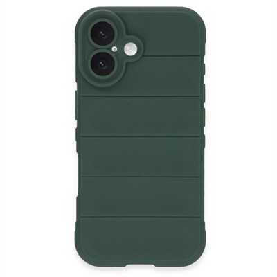 Mey İthalat®  iPhone 16 Plus Kılıf Optimum Silikon - Koyu Yeşil
