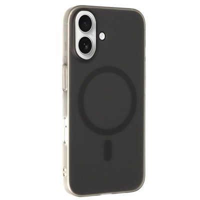 Mey İthalat®  iPhone 16 Plus Tuna PC Slim Magsafe Kapak - Siyah