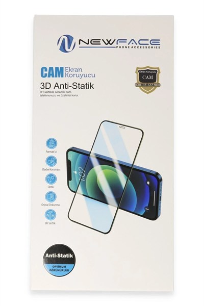 Mey İthalat®  iPhone 16 Pro 3D Antistatik Cam Ekran Koruyucu