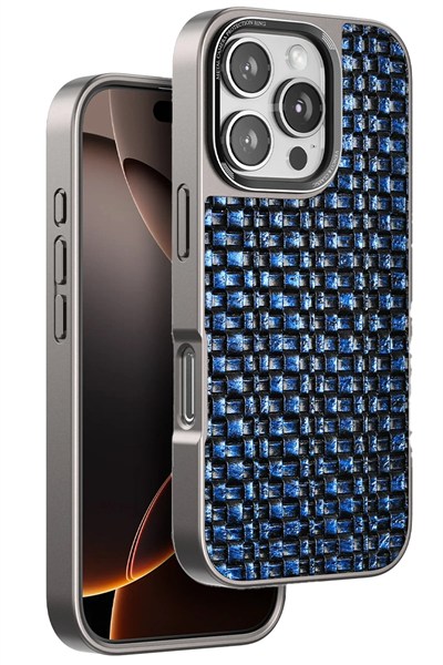 Mey İthalat®  iPhone 16 Pro Brand Kapak - Lacivert