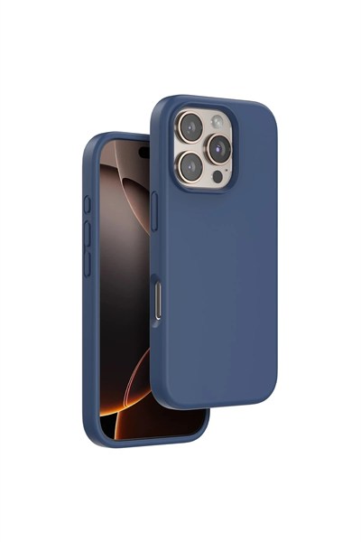 Mey İthalat®  iPhone 16 Pro Home Magsafe Kapak - Lacivert