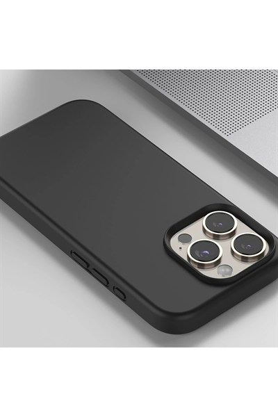 Mey İthalat®  iPhone 16 Pro Home Magsafe Kapak - Siyah