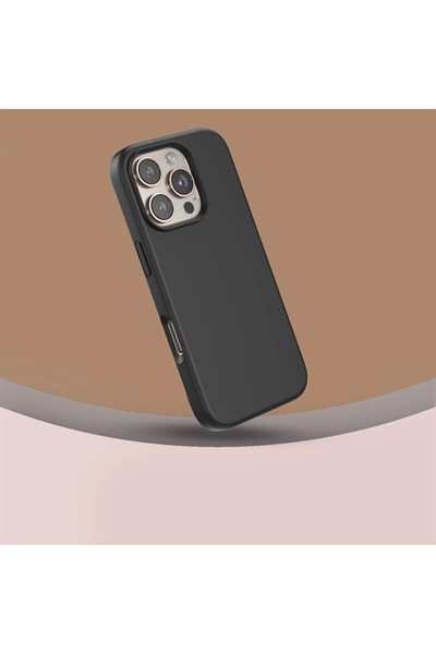 Mey İthalat®  iPhone 16 Pro Home Magsafe Kapak - Titan Gri