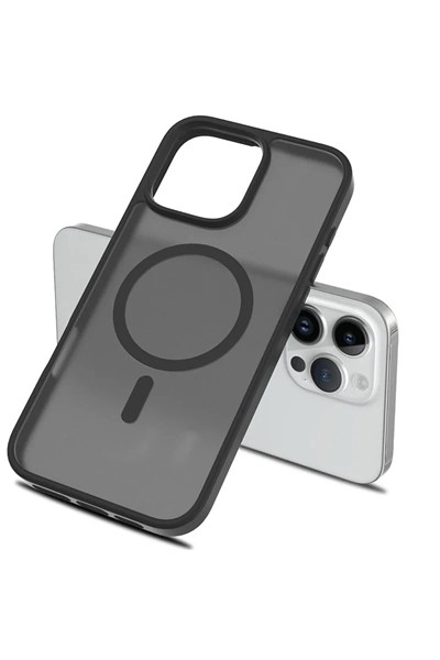 Mey İthalat®  iPhone 16 Pro Jota Magsafe Kapak - Çöl Titanyum