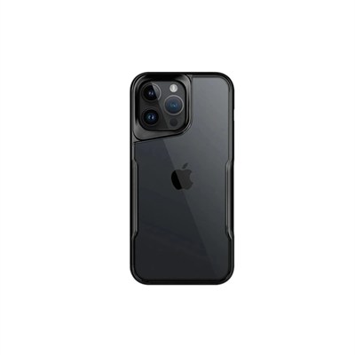 Mey İthalat®  iPhone 16 Pro Kılıf Boyi Silikon Kapak - Siyah