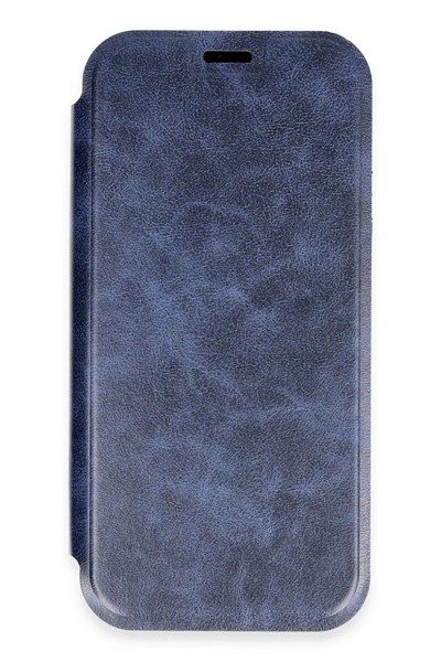 Mey İthalat®  iPhone 16 Pro Kılıf Flip Cover - Lacivert
