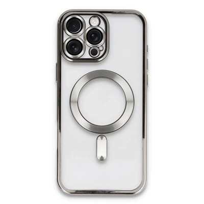 Mey İthalat®  iPhone 16 Pro Kılıf Kross Magneticsafe Kapak - Titan Gri