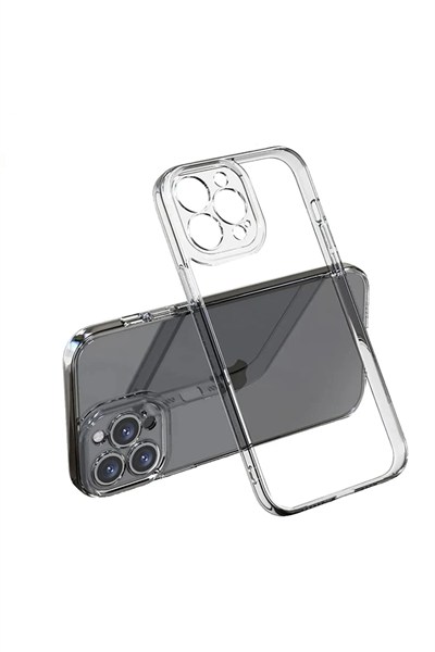 Mey İthalat®  iPhone 16 Pro Kılıf Lüx Şeffaf Silikon