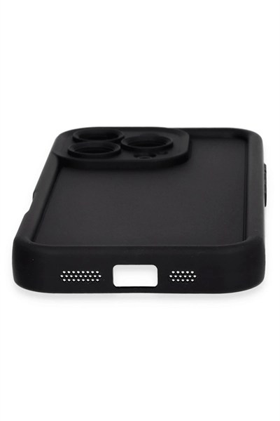 Mey İthalat®  iPhone 16 Pro Kılıf Viera Silikon - Siyah