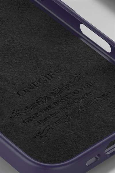 Mey İthalat®  iPhone 16 Pro Max Bright Simli Kapak - Derin Mor