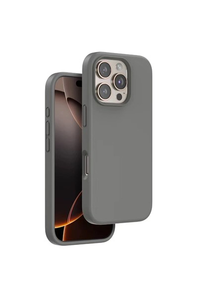 Mey İthalat®  iPhone 16 Pro Max Home Magsafe Kapak - Titan Gri