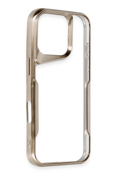 Mey İthalat®  iPhone 16 Pro Max Kılıf Boyi Silikon Kapak - Desert