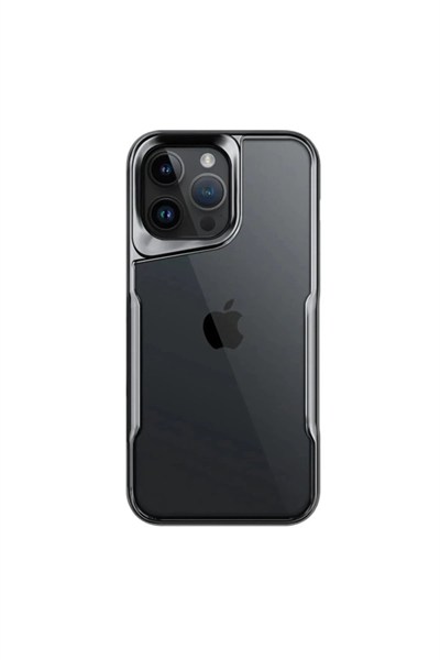 Mey İthalat®  iPhone 16 Pro Max Kılıf Boyi Silikon Kapak - Titan Gri