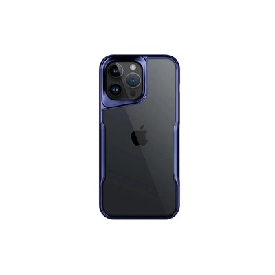 Mey İthalat®  iPhone 16 Pro Max Kılıf Boyi Silikon Kapak - Lacivert