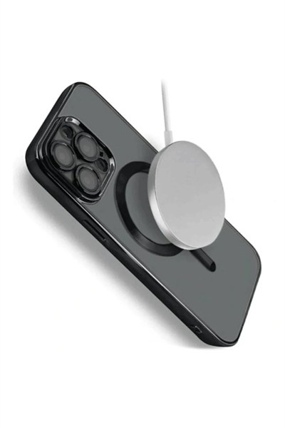 Mey İthalat®  iPhone 16 Pro Max Kılıf Kross Magneticsafe Kapak - Siyah