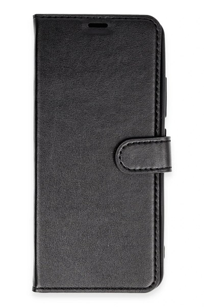 Mey İthalat®  iPhone 16 Pro Max Kılıf Trend S Plus Kapaklı Kılıf - Siyah