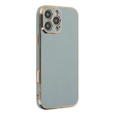 Mey İthalat®  iPhone 16 Pro Max Kılıf Volet Silikon - Açık Yeşil