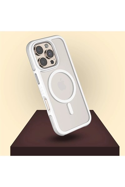 Mey İthalat®  iPhone 16 Pro Max Orbit Magsafe Kapak - Titan Gri