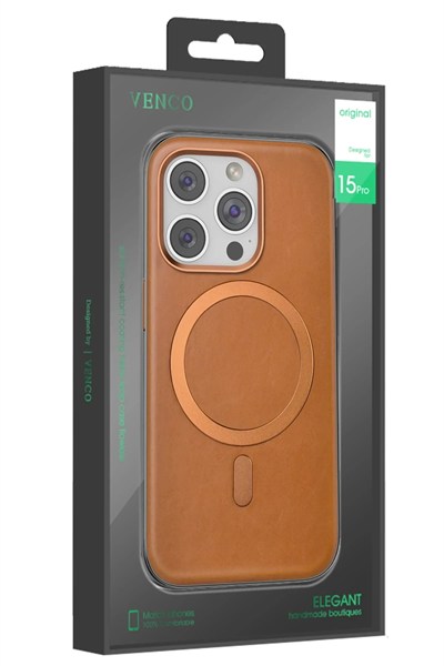 Mey İthalat®  iPhone 16 Pro Max Puskas Magsafe Kapak - Siyah