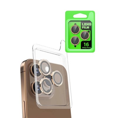 Mey İthalat®  iPhone 16 Pro Raze Metal Kamera Lens - Desert