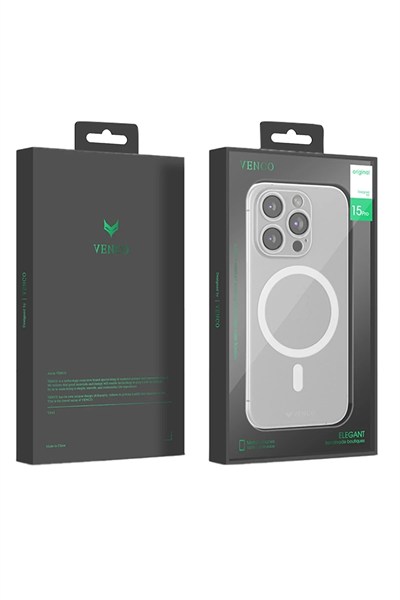 Mey İthalat®  iPhone 16 Pro Sense Magsafe Kapak - Şeffaf